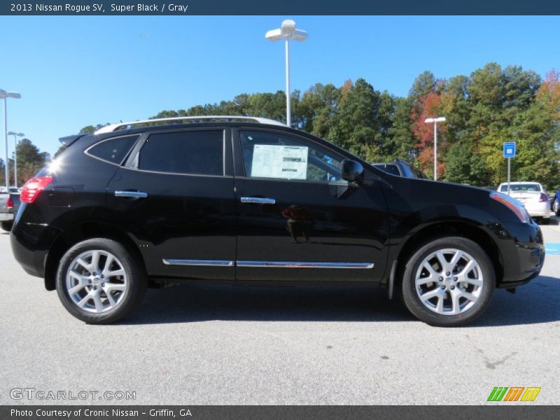 Super Black / Gray 2013 Nissan Rogue SV