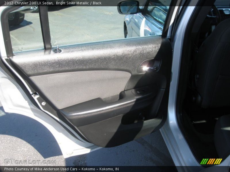 Bright Silver Metallic / Black 2012 Chrysler 200 LX Sedan