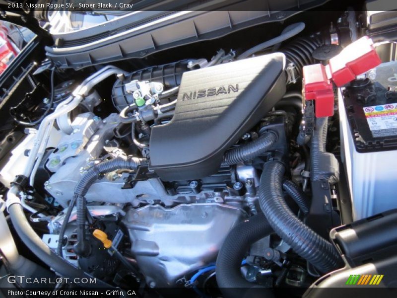 Super Black / Gray 2013 Nissan Rogue SV