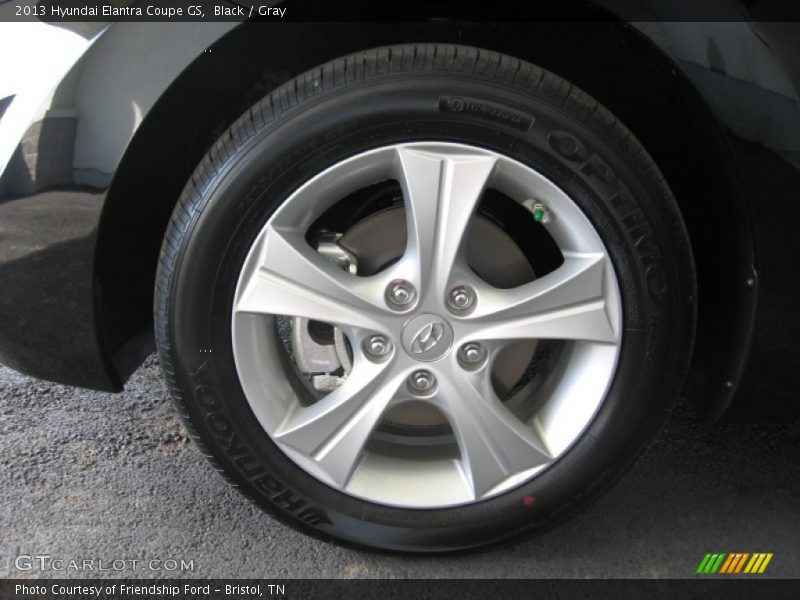 Black / Gray 2013 Hyundai Elantra Coupe GS