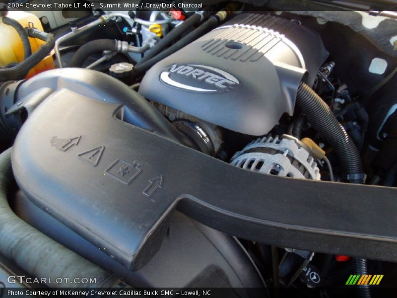 Summit White / Gray/Dark Charcoal 2004 Chevrolet Tahoe LT 4x4