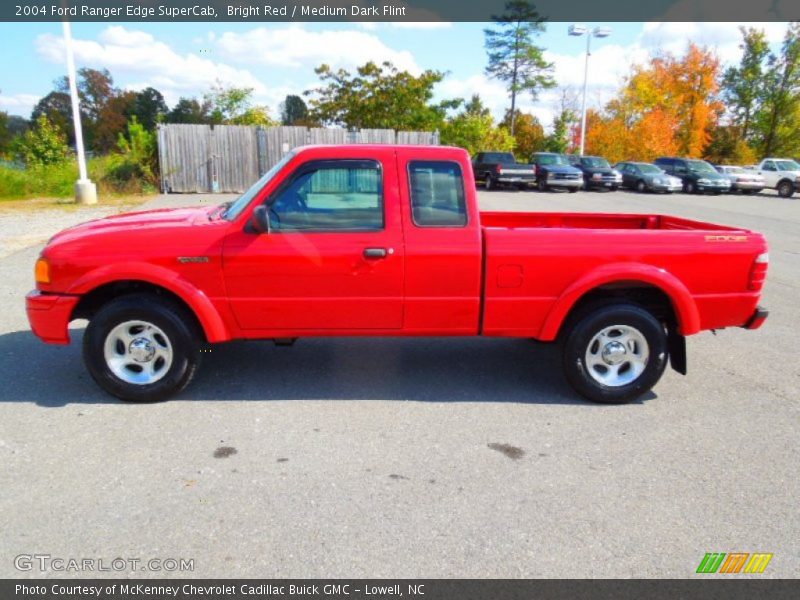 Bright Red / Medium Dark Flint 2004 Ford Ranger Edge SuperCab