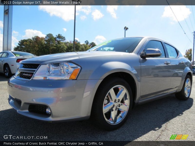 Billet Silver Metallic / Black 2013 Dodge Avenger SXT