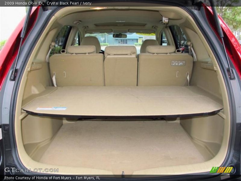 Crystal Black Pearl / Ivory 2009 Honda CR-V EX