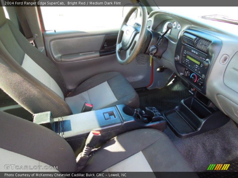 Bright Red / Medium Dark Flint 2004 Ford Ranger Edge SuperCab