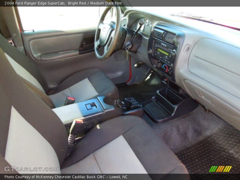 Bright Red / Medium Dark Flint 2004 Ford Ranger Edge SuperCab