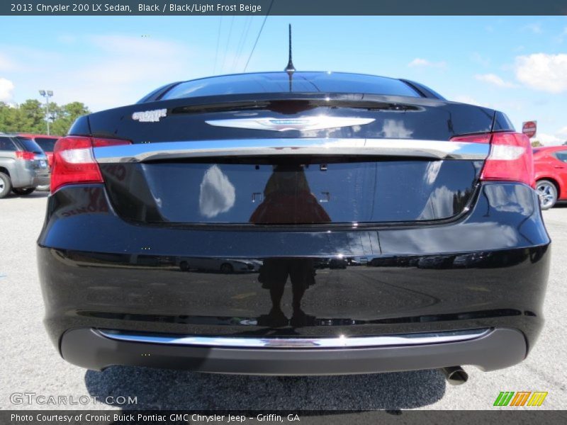 Black / Black/Light Frost Beige 2013 Chrysler 200 LX Sedan
