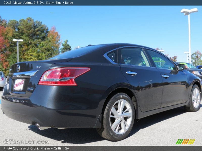 Storm Blue / Beige 2013 Nissan Altima 2.5 SV