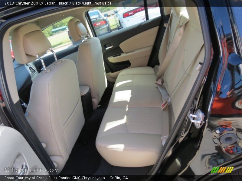 Black / Black/Light Frost Beige 2013 Chrysler 200 LX Sedan