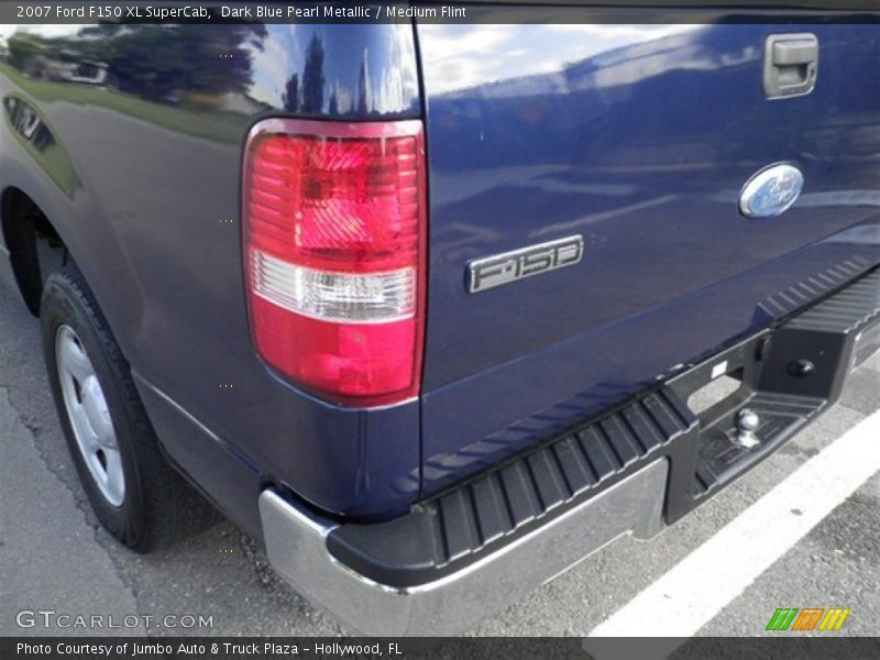 Dark Blue Pearl Metallic / Medium Flint 2007 Ford F150 XL SuperCab