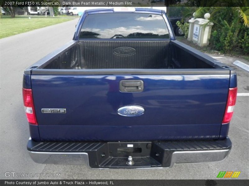 Dark Blue Pearl Metallic / Medium Flint 2007 Ford F150 XL SuperCab