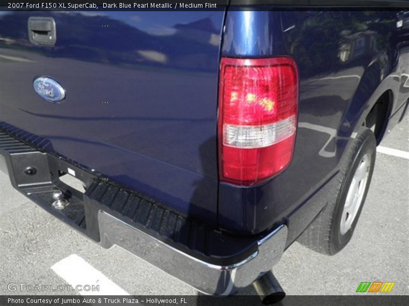Dark Blue Pearl Metallic / Medium Flint 2007 Ford F150 XL SuperCab