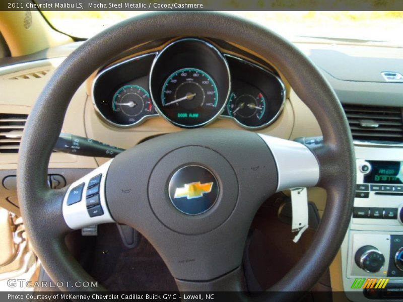 Mocha Steel Metallic / Cocoa/Cashmere 2011 Chevrolet Malibu LS