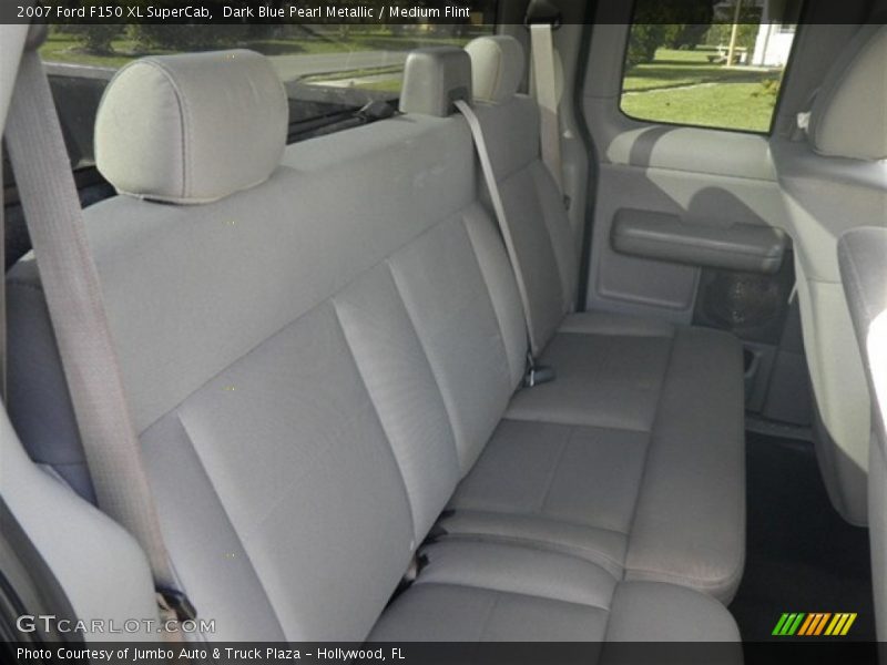 Dark Blue Pearl Metallic / Medium Flint 2007 Ford F150 XL SuperCab
