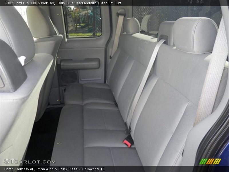 Dark Blue Pearl Metallic / Medium Flint 2007 Ford F150 XL SuperCab