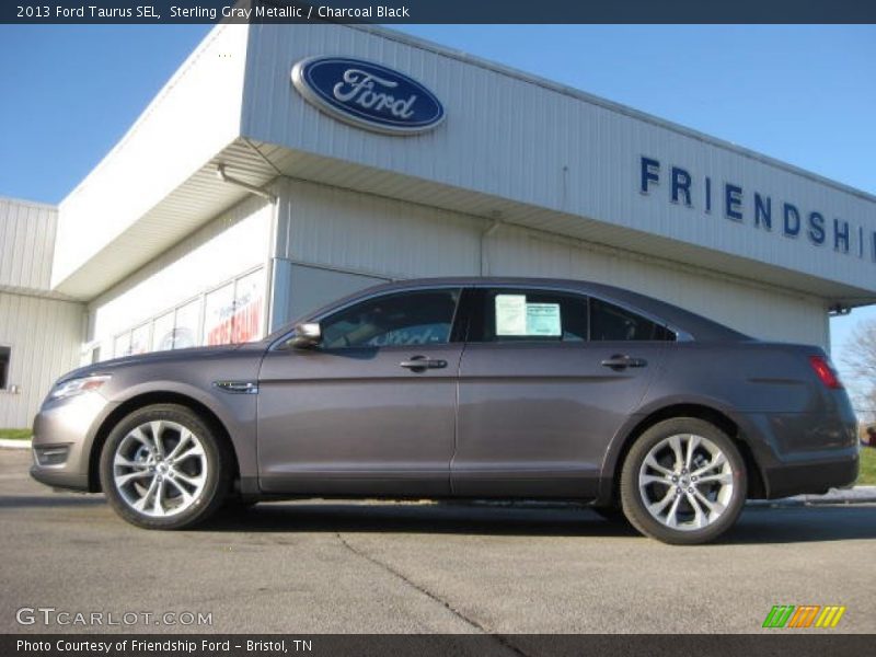 Sterling Gray Metallic / Charcoal Black 2013 Ford Taurus SEL