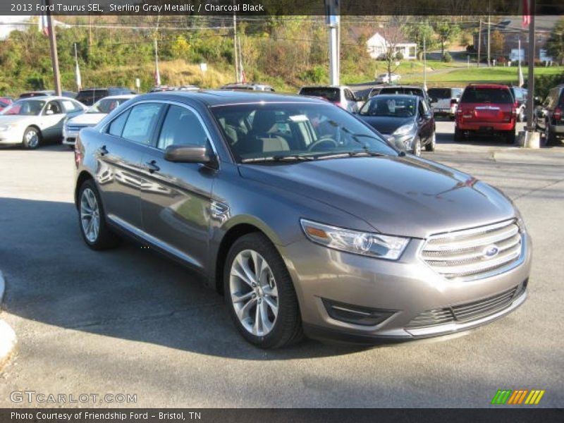 Sterling Gray Metallic / Charcoal Black 2013 Ford Taurus SEL