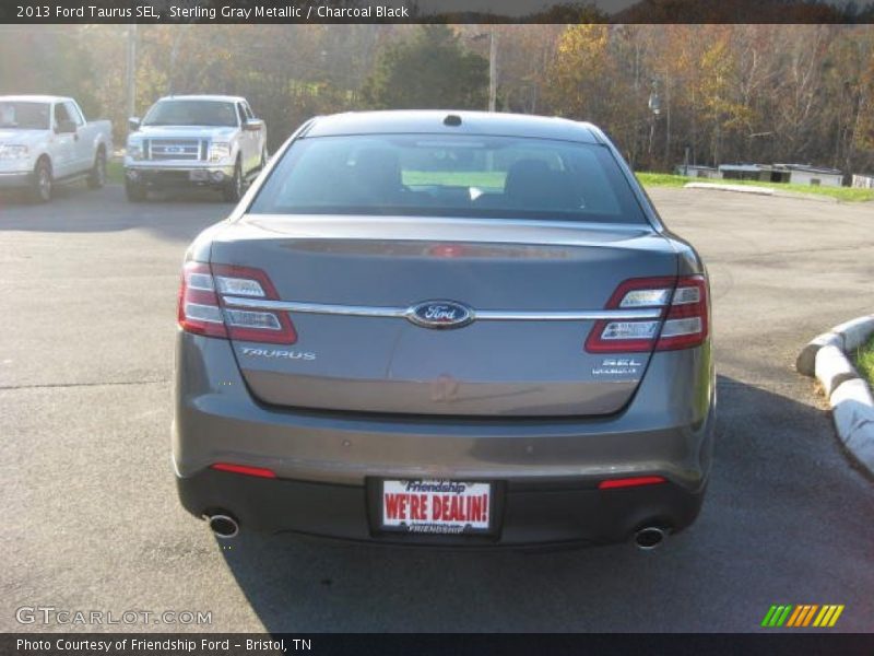 Sterling Gray Metallic / Charcoal Black 2013 Ford Taurus SEL