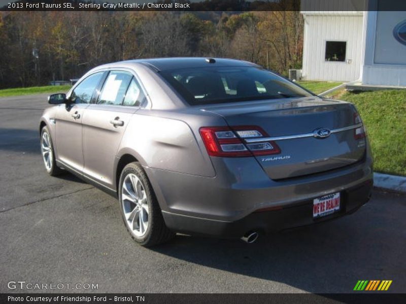 Sterling Gray Metallic / Charcoal Black 2013 Ford Taurus SEL