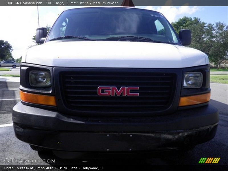 Summit White / Medium Pewter 2008 GMC Savana Van 3500 Cargo