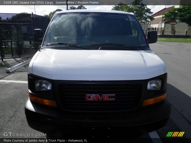 Summit White / Medium Pewter 2008 GMC Savana Van 3500 Cargo