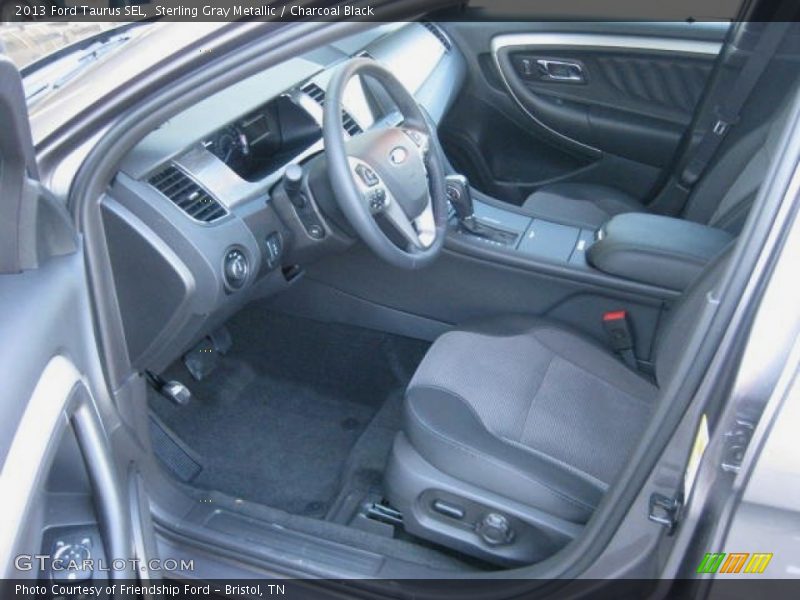 Sterling Gray Metallic / Charcoal Black 2013 Ford Taurus SEL