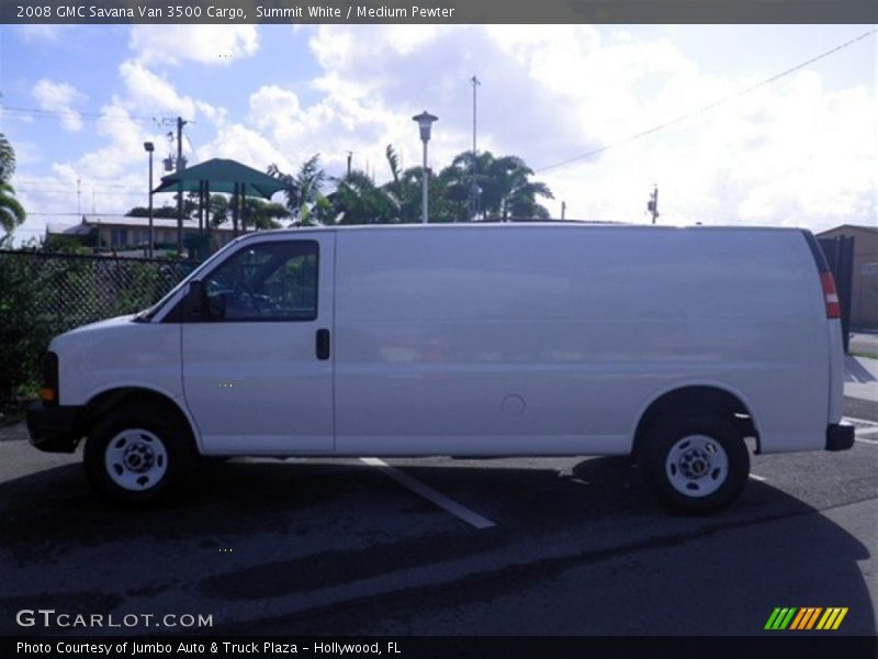 Summit White / Medium Pewter 2008 GMC Savana Van 3500 Cargo