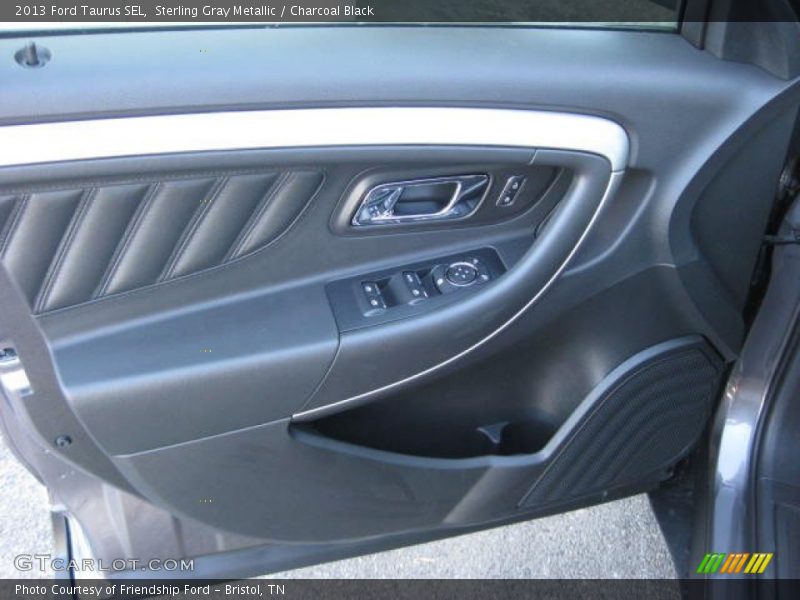 Sterling Gray Metallic / Charcoal Black 2013 Ford Taurus SEL