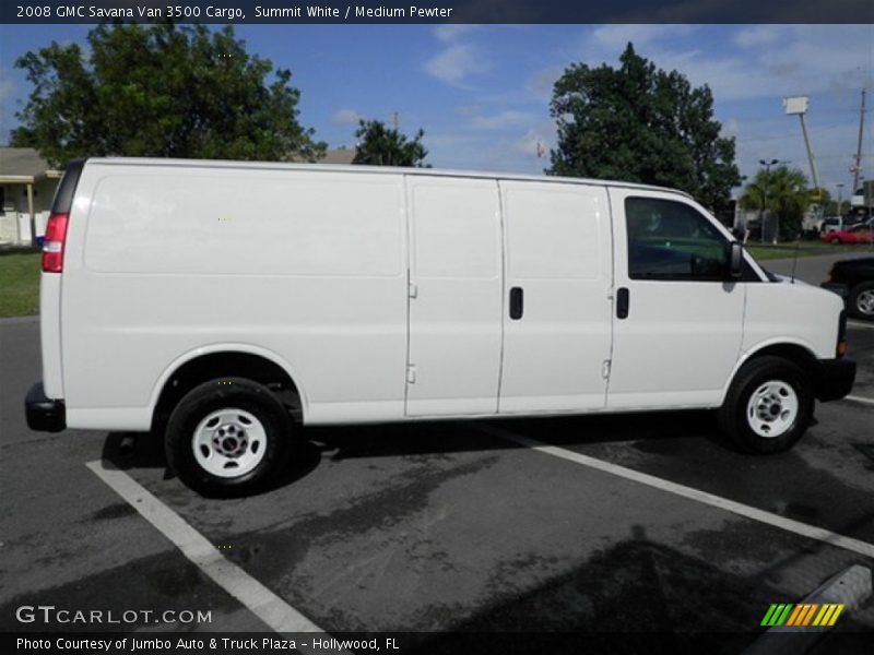 Summit White / Medium Pewter 2008 GMC Savana Van 3500 Cargo