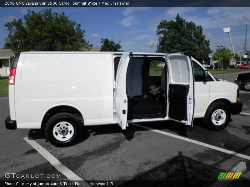 Summit White / Medium Pewter 2008 GMC Savana Van 3500 Cargo