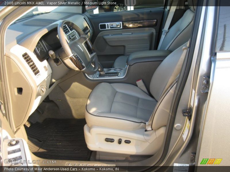 Vapor Silver Metallic / Medium Light Stone 2008 Lincoln MKX AWD