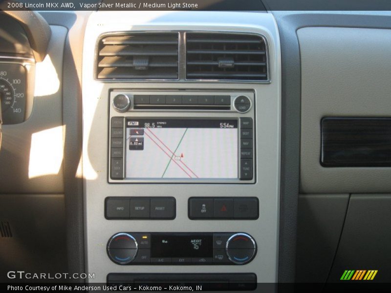 Vapor Silver Metallic / Medium Light Stone 2008 Lincoln MKX AWD