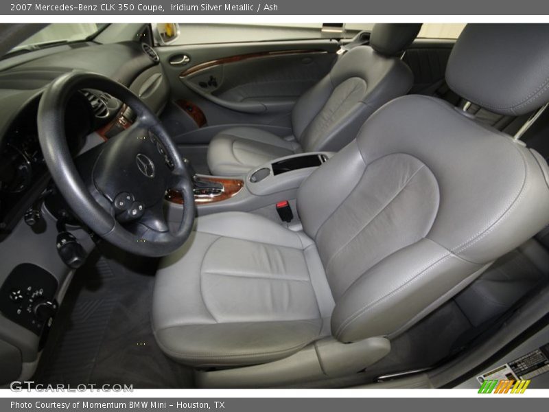 Iridium Silver Metallic / Ash 2007 Mercedes-Benz CLK 350 Coupe