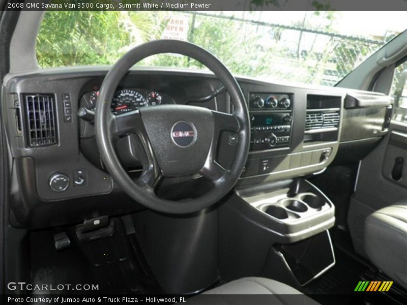 Summit White / Medium Pewter 2008 GMC Savana Van 3500 Cargo