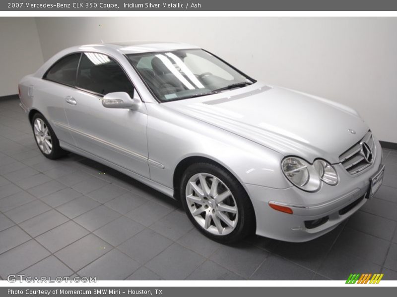 Iridium Silver Metallic / Ash 2007 Mercedes-Benz CLK 350 Coupe