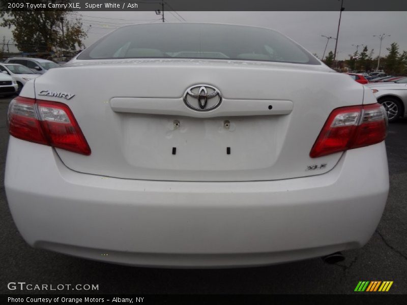Super White / Ash 2009 Toyota Camry XLE