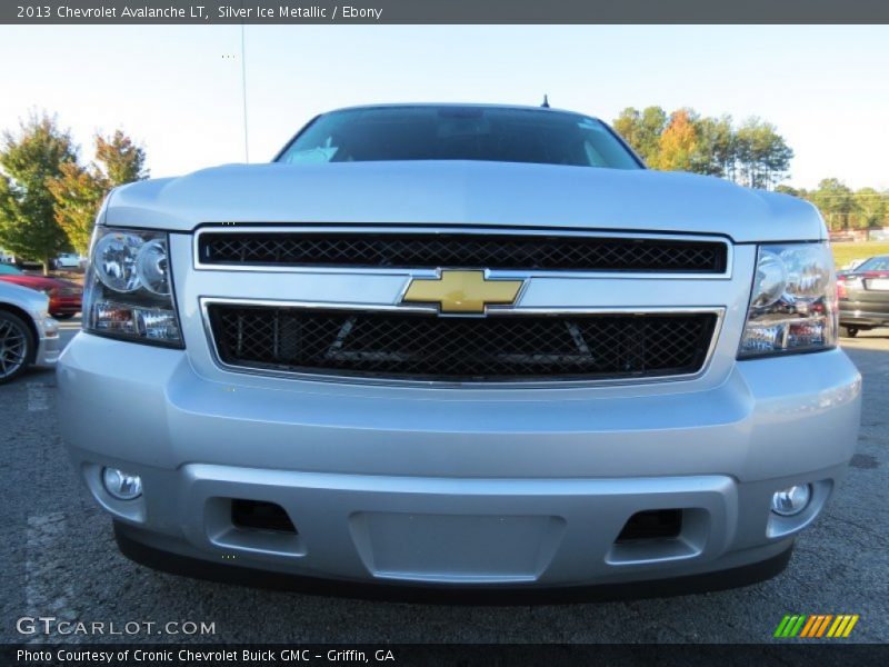 Silver Ice Metallic / Ebony 2013 Chevrolet Avalanche LT