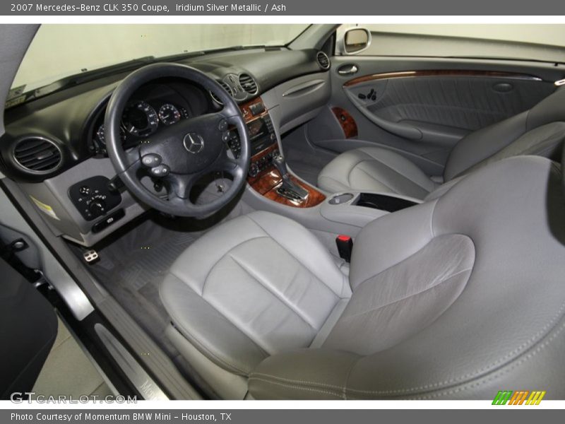 Iridium Silver Metallic / Ash 2007 Mercedes-Benz CLK 350 Coupe