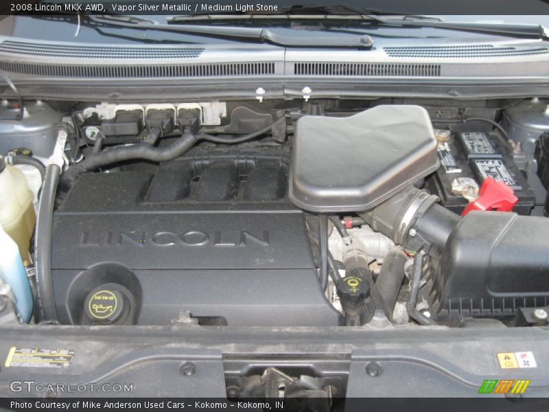 Vapor Silver Metallic / Medium Light Stone 2008 Lincoln MKX AWD