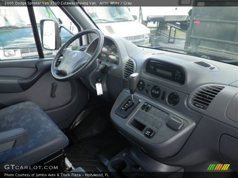 Arctic White / Gray 2005 Dodge Sprinter Van 3500 Cutaway Moving Van