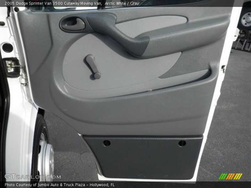 Arctic White / Gray 2005 Dodge Sprinter Van 3500 Cutaway Moving Van