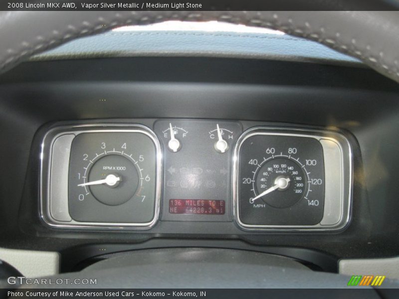 Vapor Silver Metallic / Medium Light Stone 2008 Lincoln MKX AWD