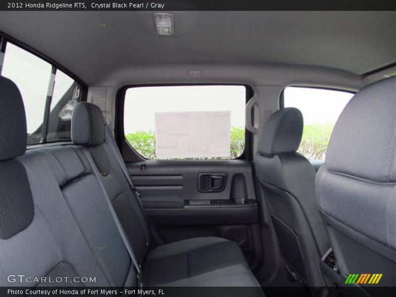 Crystal Black Pearl / Gray 2012 Honda Ridgeline RTS