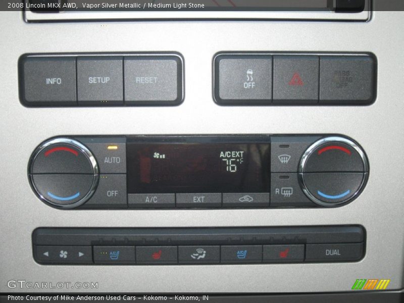 Vapor Silver Metallic / Medium Light Stone 2008 Lincoln MKX AWD