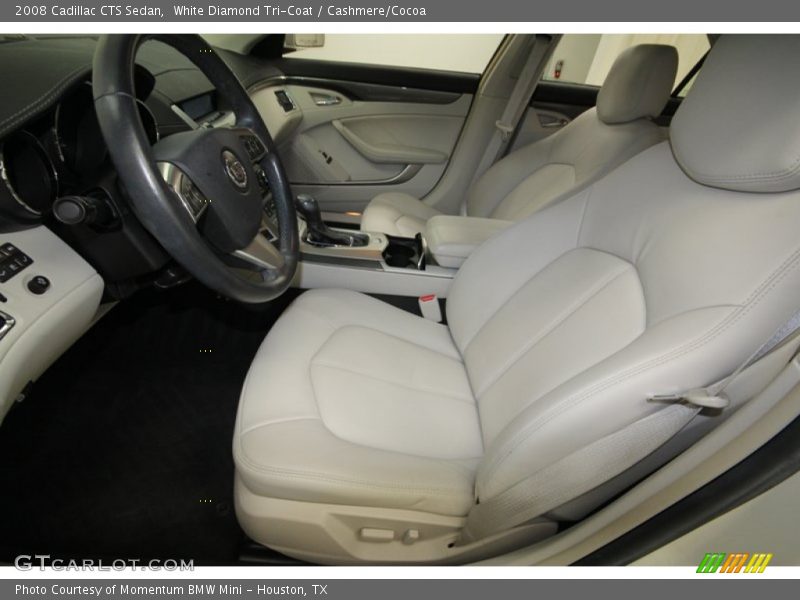 White Diamond Tri-Coat / Cashmere/Cocoa 2008 Cadillac CTS Sedan