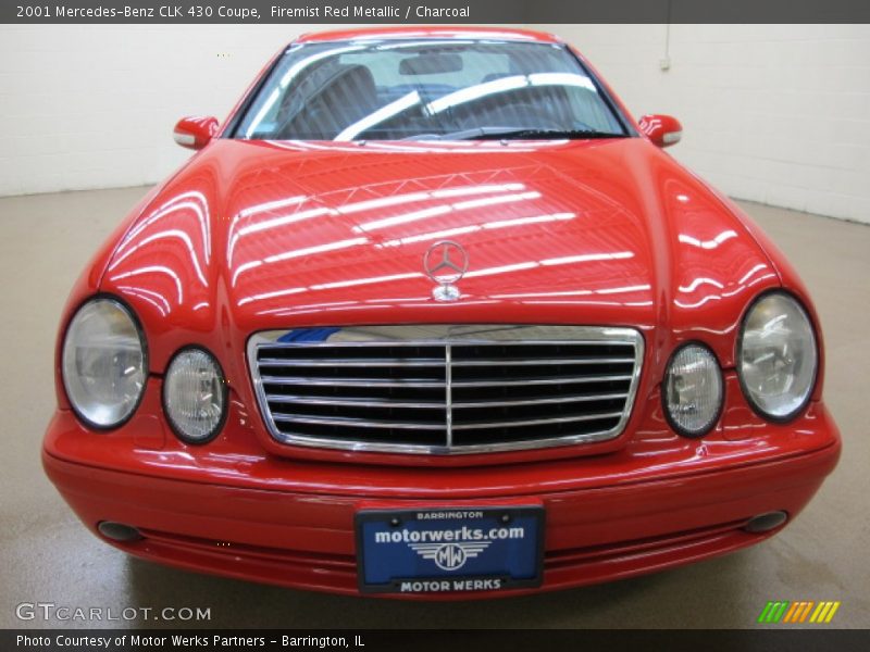 Firemist Red Metallic / Charcoal 2001 Mercedes-Benz CLK 430 Coupe