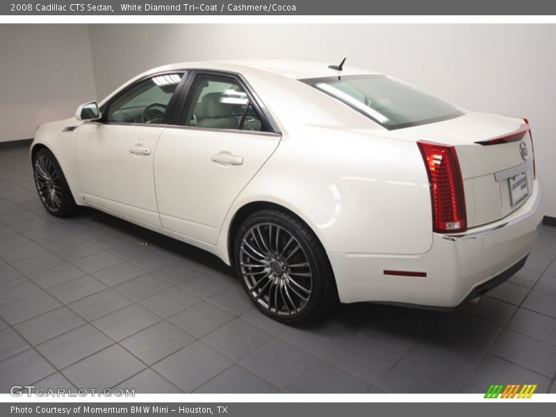 White Diamond Tri-Coat / Cashmere/Cocoa 2008 Cadillac CTS Sedan