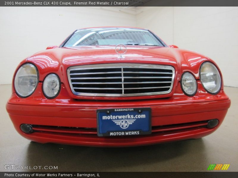 Firemist Red Metallic / Charcoal 2001 Mercedes-Benz CLK 430 Coupe