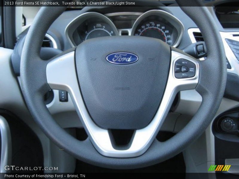 Tuxedo Black / Charcoal Black/Light Stone 2013 Ford Fiesta SE Hatchback