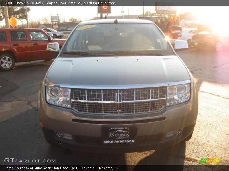 Vapor Silver Metallic / Medium Light Stone 2008 Lincoln MKX AWD